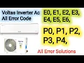 Voltas Inverter Ac Error E0 EC E1 E2 E4 E5 E6 P0 P1 P2 P3 P4 F1 F2 How To Fix