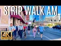 Las Vegas Strip Morning Walking Tour May 2026 Walgreens to The Venetian Gondolas 4K