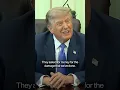Trump Says Iran Should Pay for Damages Against US
