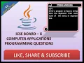 String Handling Question - 14 ICSE