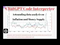 ChatGPT Code Interpreter a Game Changer Data analysis of Inflation and Money Supply