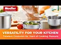 Mueller Pots And Pans Set 17-Piece Best Pots And Pans Cookware Set