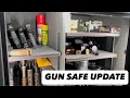 GUN SAFE REDFIELD lights dehumidifier layout update