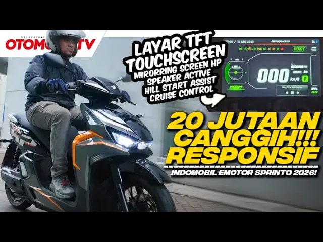 MURAH, CANGGIH, RESPONSIF..!!! INI DIA INDOMOBIL E-MOTOR SPRINTO 2025 l Otomotif TV