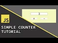 Simple Counter Javascript Beginner Project Tutorial