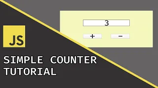 Simple Counter Javascript Beginner Project Tutorial