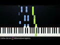 Patrick Watson - Lost With You (Piano Tutorial)