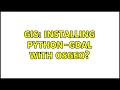 GIS Installing Python-GDAL with OSGEO 3 Solutions