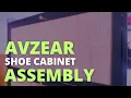 AVZEAR Shoe Cabinet Assembly 28 Pair Shoe Storage by Bay Isle Home Assembly