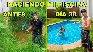 Toca aquí 👉 Hice una piscina en el jardín de mi casa con ayuda de mi Perro #piscinas