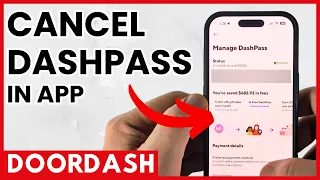 How to Cancel DoorDash DashPass Subscription - iPhone Android