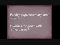 Simon & Garfunkel - Scarborough Fair (Full Version) Lyrics