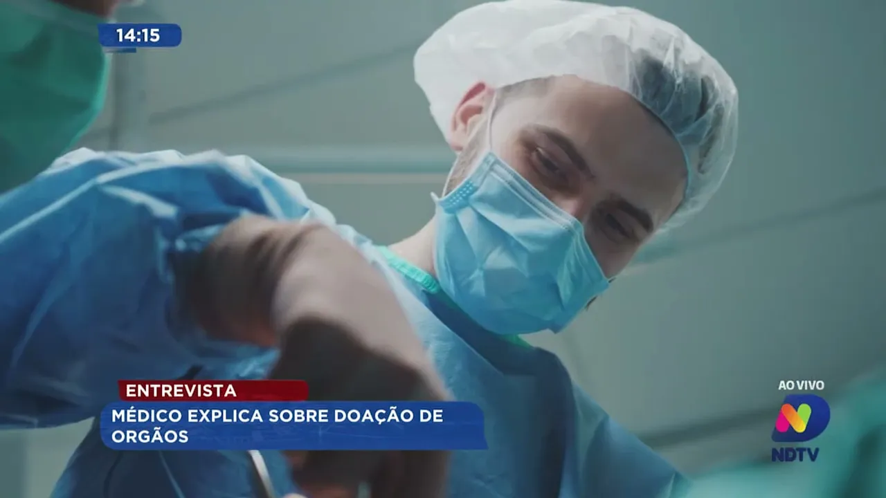 Médico explica sobre doação de orgãos
