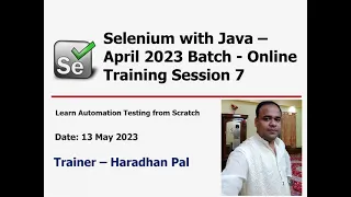 Selenium WebDriver with Java - Online Automation Testing Training
