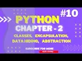 Python Encapsulation Python Object Oriented Programming Python Training vipin coding