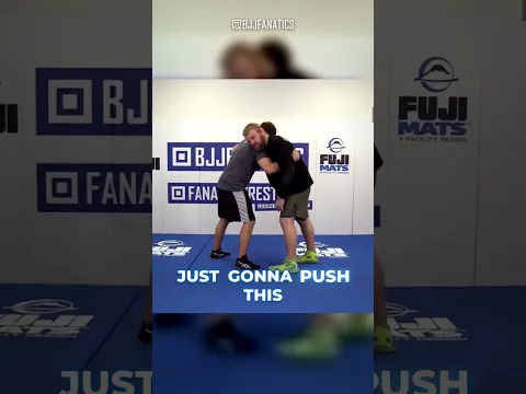 Steve Mocco, Olympic wrestler, taps the first foot just to make the second trip land. 🦶