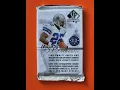 Midnight NOXIOUS 2002 UPPER DECK SP AUTHENTIC football pack with EMMITT SMITH