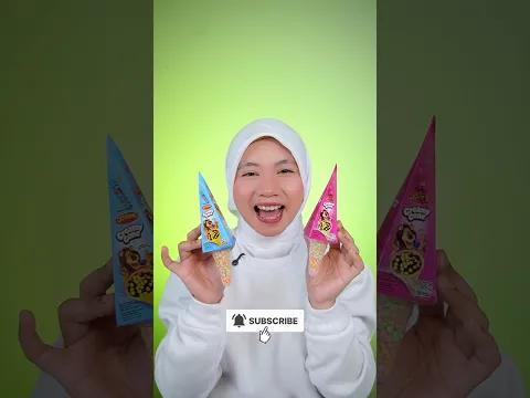 Makan Ice cream crunchy!🤗 #asmr #mukbang #makansesuaiemoji #videomakan