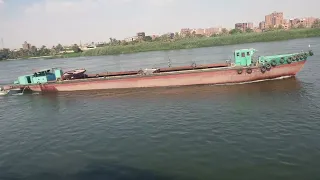 وابور فى نهر النيل ومنظر خلاب 