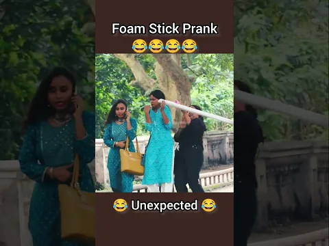 Foam Stick Prank π #funnyshorts #viralshorts #comedy