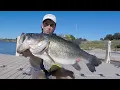 Big Bass kayak fishing at lake Proctor