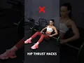 My top tips for the hip thrust Save this one for your next session