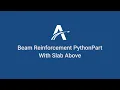 06 Beam with Slab Above Beam Reinforcement Python Parts in ALLPLAN