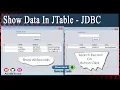 MySQL Record display in JTable jdbc mysql jtable example populate data from database jtable