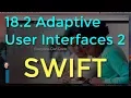 18 2 Adaptive User Interfaces Part 2 - Intro to App Development with Swift