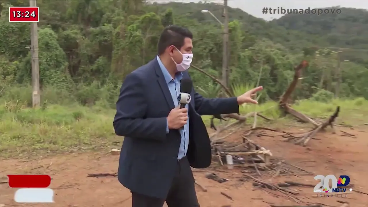 Homem está internado em estado grave no hospital após explosão em Joinville