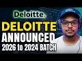 Deloitte USI Associate Analyst Hiring Announced Off Campus Hiring Drive 2026 2025 Batch
