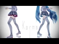 Download Lagu 【MMD】KARMA【Miku ft. Teto】