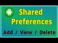How to Save and Read Variables in SharedPreferences Android in Hindi How to use SharedPreferences