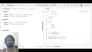 LeetCode 867 Transpose Matrix Easy 2D Array Problem Explained in Python