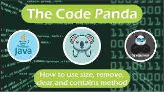 how to use size remove clear and contains method in Array List java collections framework class