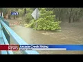 Arcade Creek Floods In Fair Oaks