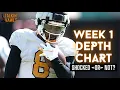 Depth Chart Released Shocked - or