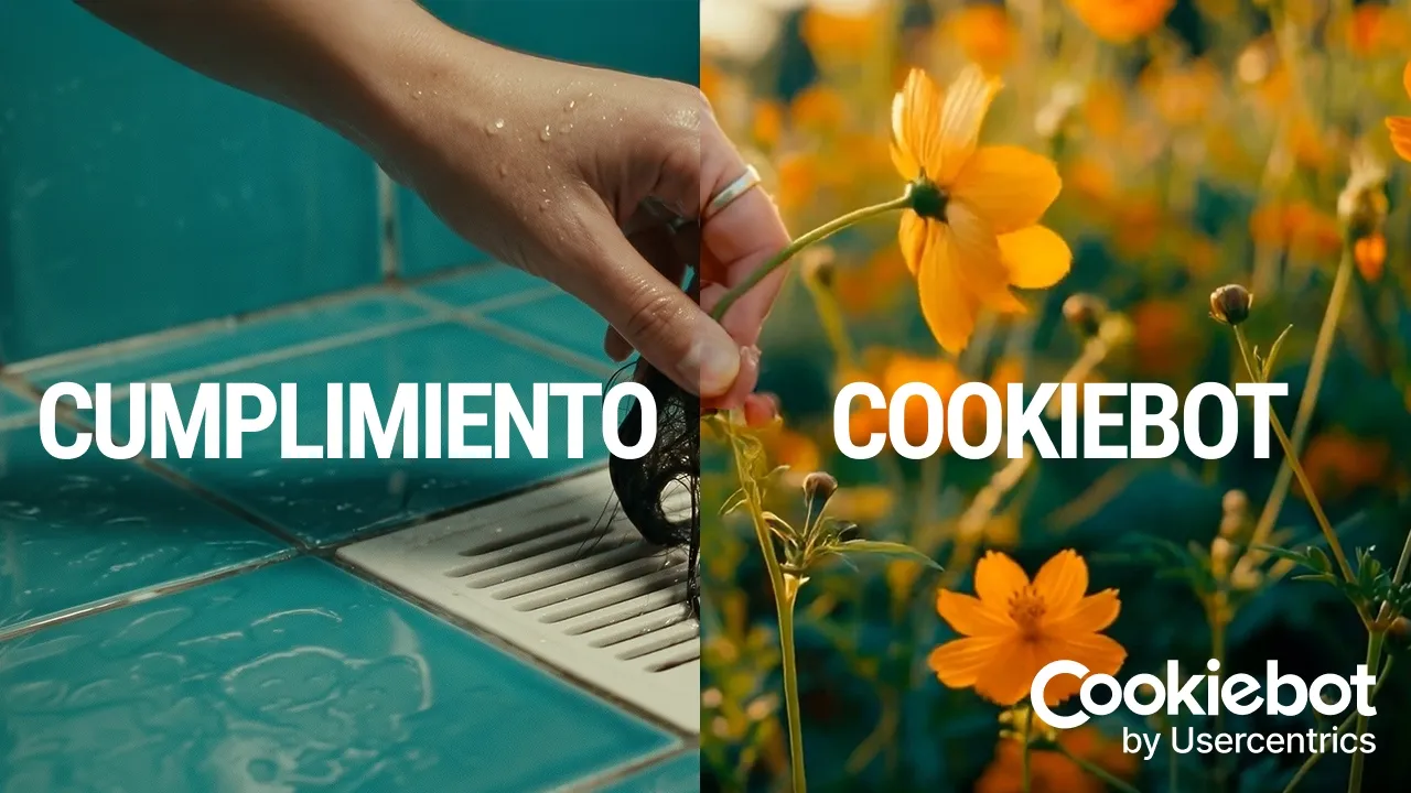Usercentrics — Cookiebot by Usercentrics — Automate Compliance (YouTube video ad)