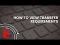 LBCC How to View Transfer Requirements