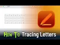 How to Make Tracing Letters in Pages on Mac Using Tracing Fonts