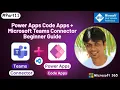 Power Apps Code Apps Microsoft Teams Connector Beginner Guide