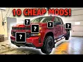 10 CHEAP Mods for your 2019 SILVERADO