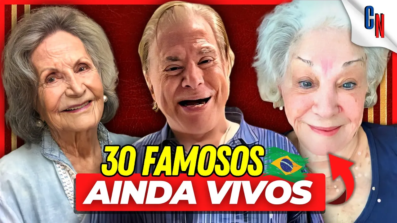 30 LENDAS VIVAS FAMOSAS COM MAIS DE 90 ANOS! ????