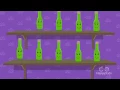 Ten Green Bottles Hanging On The Wall - Song With Lyrics - Nursery Rhymes For Kids | Happy Kids