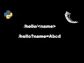 Extract parameters from URL in flask