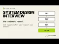 System Design Interview Basics DNS TCP TLS HTTP Explained Part 1