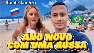 Russian enchanted by Rio de Janeiro! Brazilian and Russian on New Year's Eve 2025 in Copacabana 🇧🇷