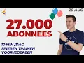 Download Lagu 27.000 abonnees voor Bewegen met Bart: steeds meer mensen vinden de weg naar een gezond lichaam!