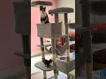 Hey-brother Cat Tree XL Cozy Cat Tower 69 Inch Tall Cat Condo with Hammock Basket Scratching Pos