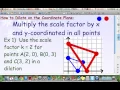 Dilations on the Coordinate Plane